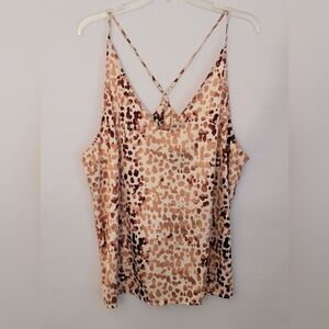 Stars Above Spotted Camisole in Cream and Brown